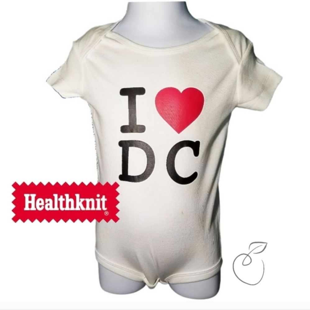 HEALTHKNIT "I ❤ DC " ONE-PIECE 12 MOS - Picture 10 of 10